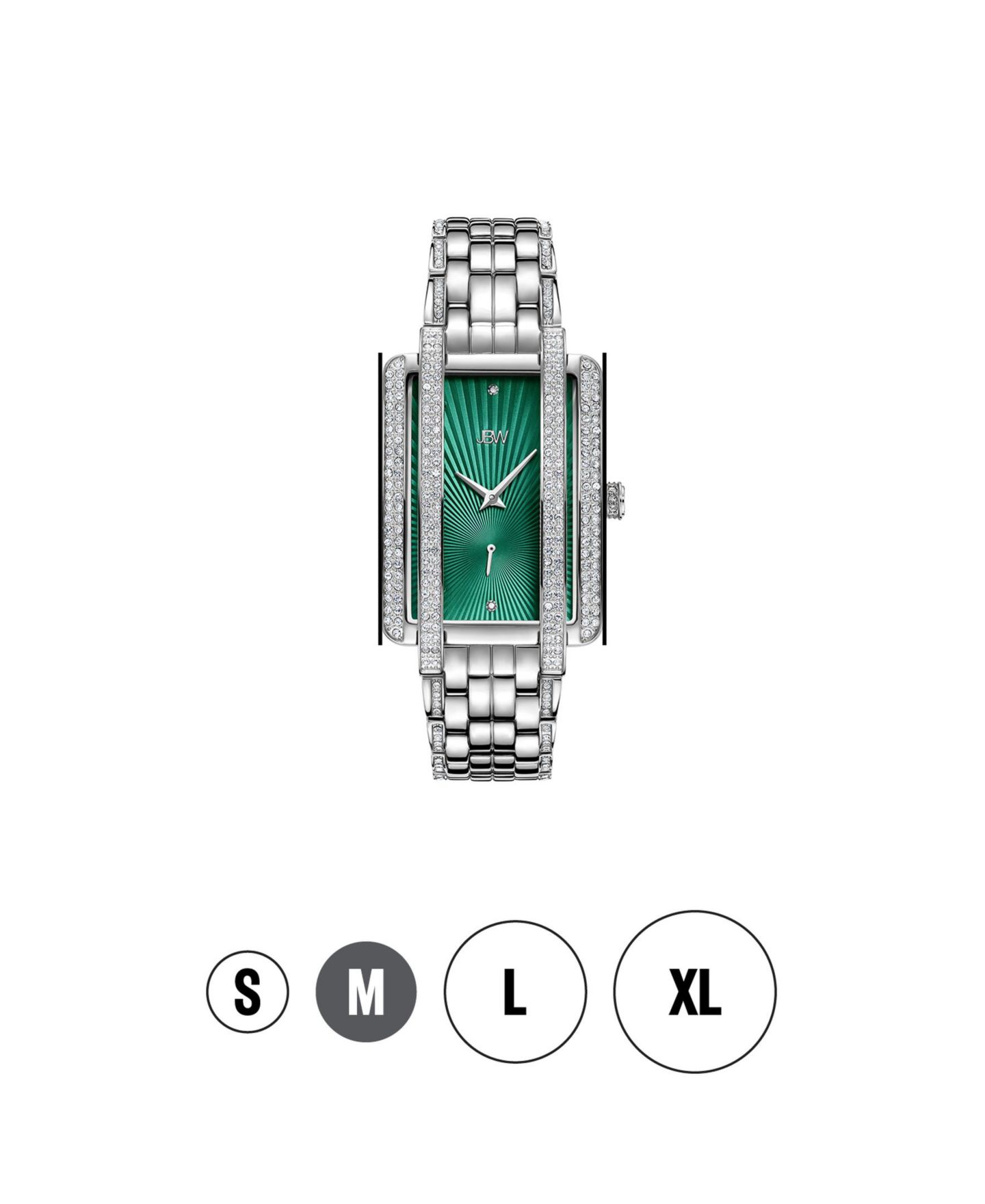 Женские часы Jbw Mink Diamond (1/8 ct.t.w.) Stainless Steel Watch, цвет: Серебряный — фото 4