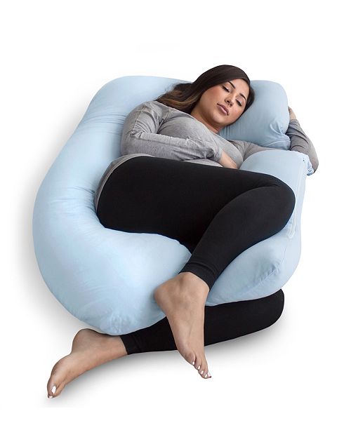 Pharmedoc Pregnancy Pillow With Jersey Cover U Shaped Full Body