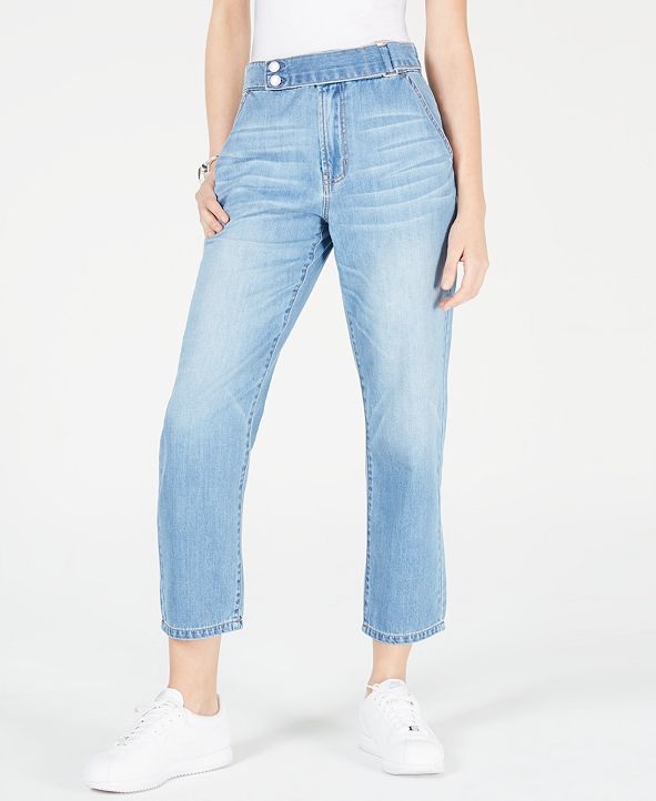 OAT Cropped Straight-Leg Jeans & Reviews - Jeans - Women - Macy's
