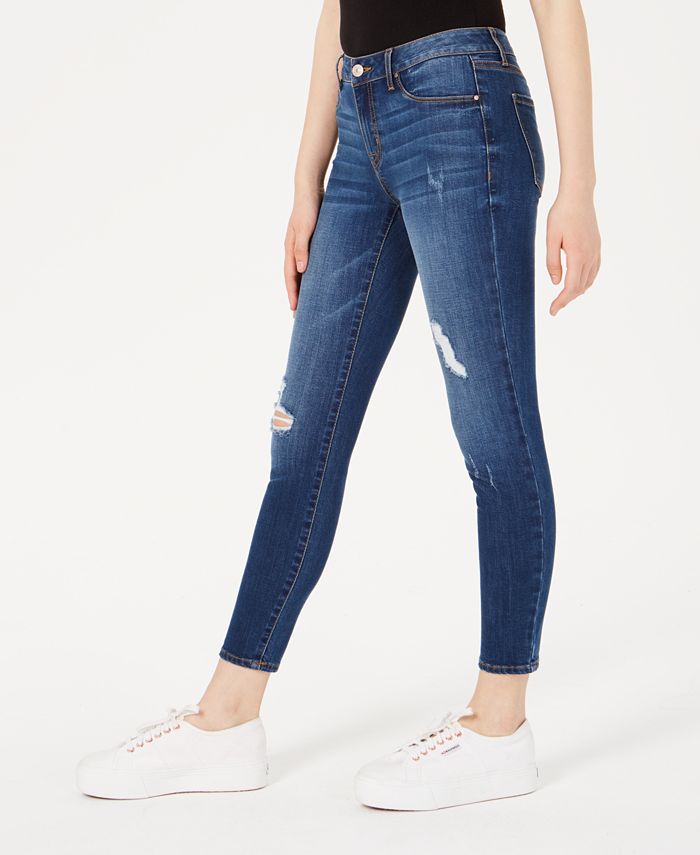Rewash Juniors' Ripped Skinny Jeans - Macy's