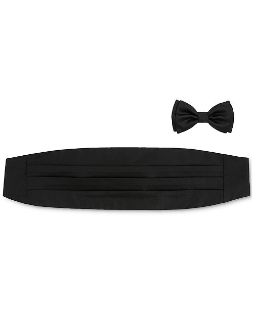 hugo boss bow tie cummerbund set