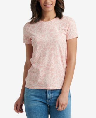 Lucky Brand - Floral-Print T-Shirt