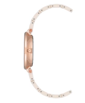 Genuine Mother of Pearl Dial with Cubic Zirconia Crystals Watch