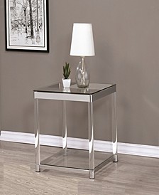 Riverside Square End Table with Shelf