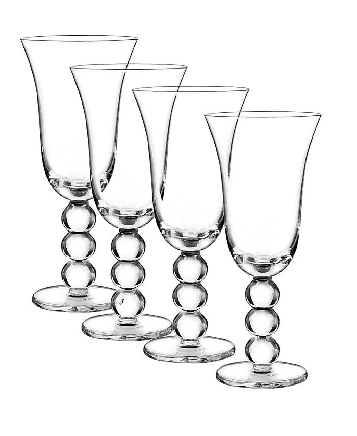 Qualia Glass Orbit Goblets, Set Of 4 Macy's