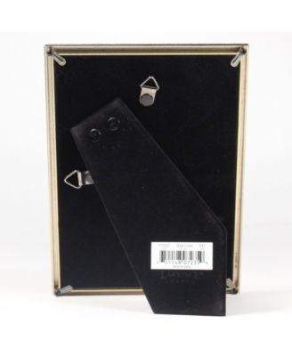 Gold Metal Picture Frame with Linen Pattern - 5" x 7"