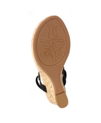 white mountain all glad wedge sandals