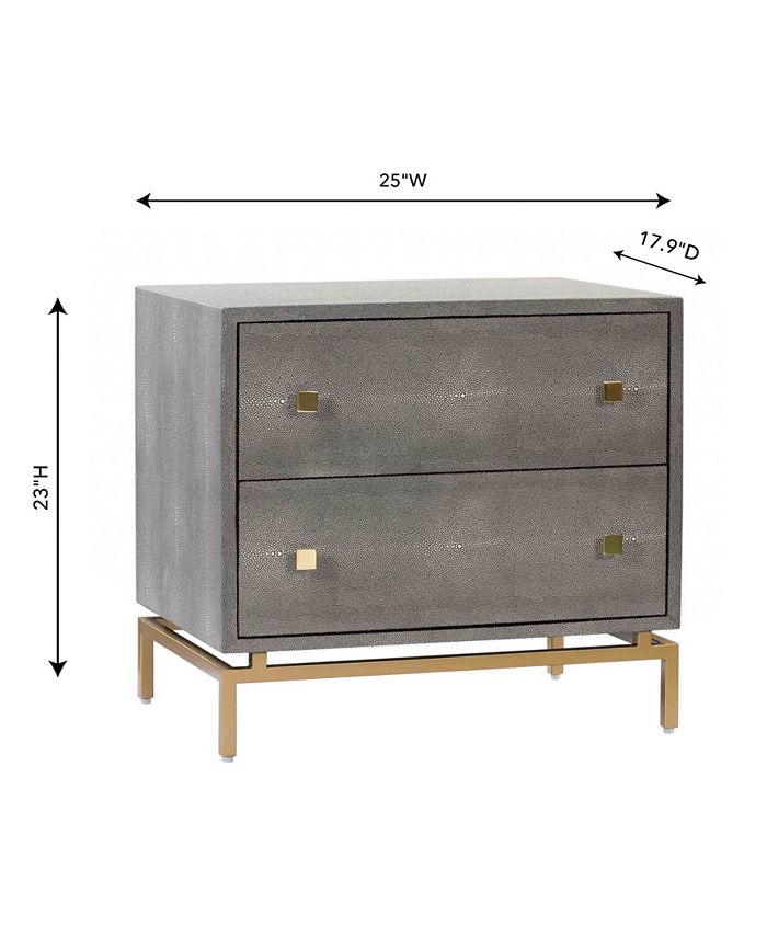 TOV Furniture Pesce Sha Nightstand Macy's