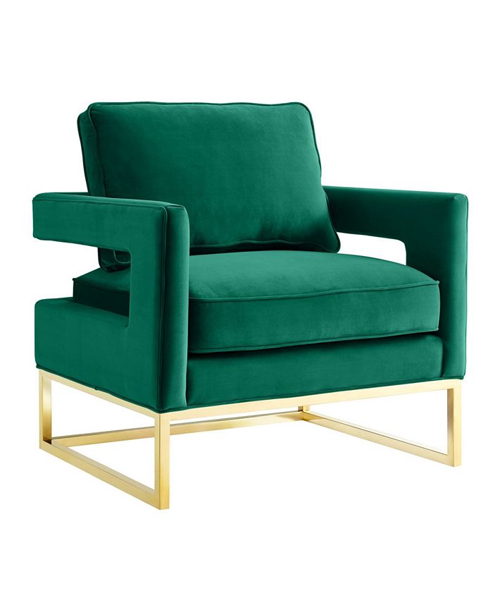 Tov furniture avery velvet clearance chair