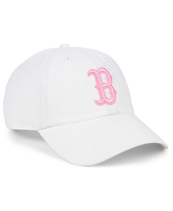 '47 Brand Boston Red Sox White Rose CLEAN UP Cap - Macy's