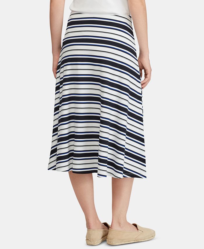 Lauren Ralph Lauren Fit & Flare Striped Skirt & Reviews - Skirts ...
