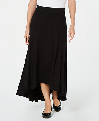 JM Collection Petite High-Low Skirt, Created for Macy's - Macy's