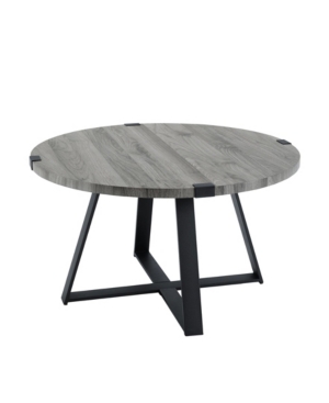 Rustic Round Coffee Table