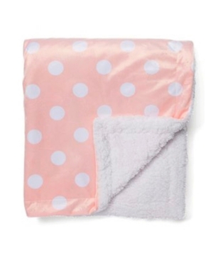 3 Stories Trading Dotted Mink Sherpa Baby Blanket