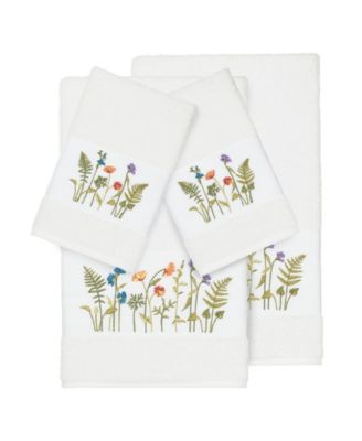 Turkish Cotton Serenity 4-Pc. Embellished Towel Set