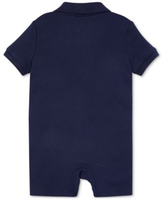 Baby Boys Cotton Short Sleeved Polo Shortall