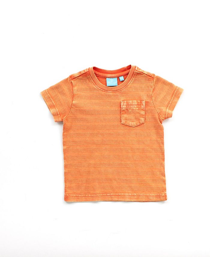 Bear Camp Baby Boy Short Sleeve Textured Stripe Tee Macy's