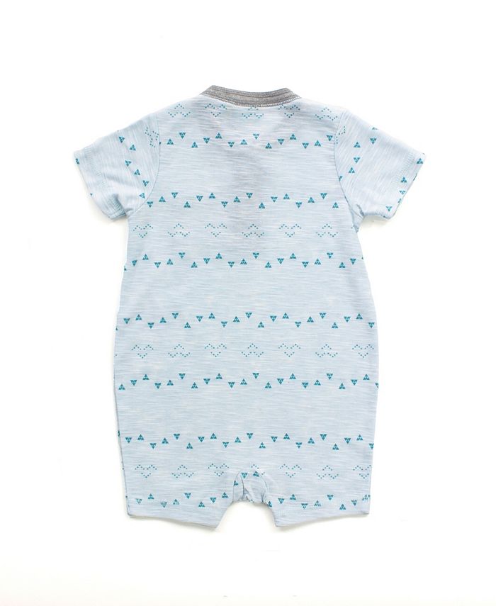 Bear Camp Baby Boy Printed Henley Romper Macy's