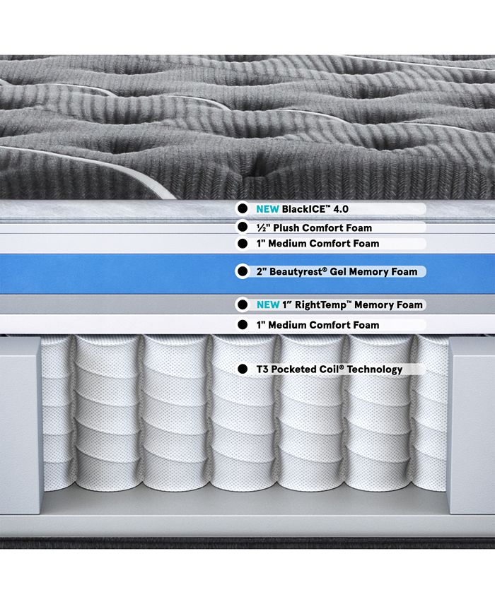 Beautyrest CClass 16" Medium Firm Pillow Top Mattress Set Queen Split Macy's