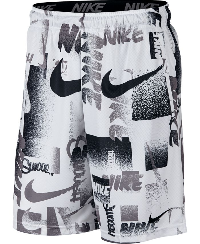 Nike Men's Dri-FIT Printed Training Shorts - Macy's