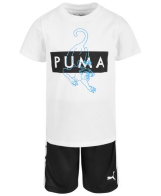 puma shorts and shirt set