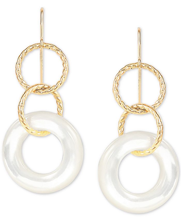 Macy's pearl drop earrings Clearance