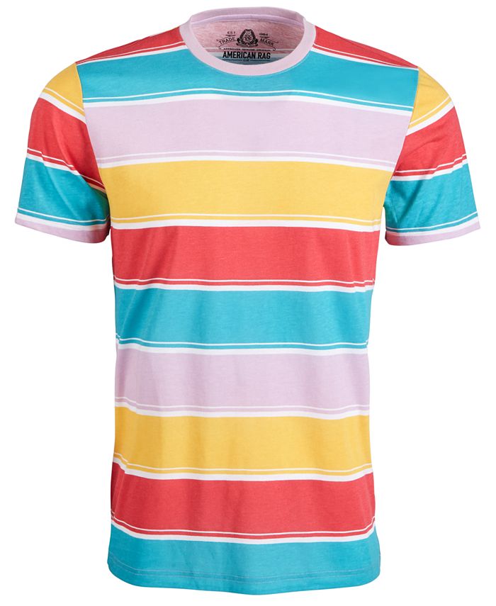 American Rag Men's Statement Striped T-Shirt, Created for Macy's - Macy's