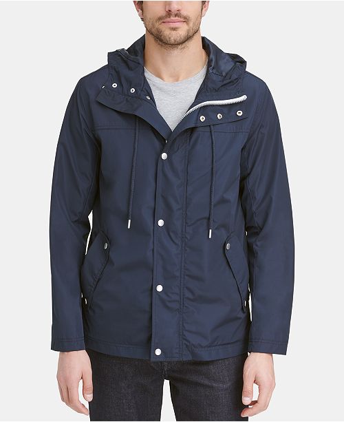 Cole Haan Men S Hooded Rain Coat Reviews Coats Jackets Men