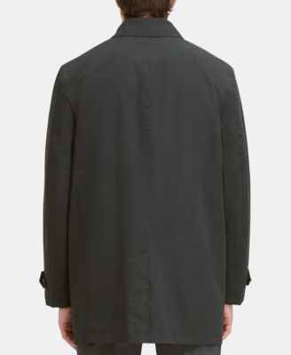 Men's Button-Front Water Resistant Rain Coat 