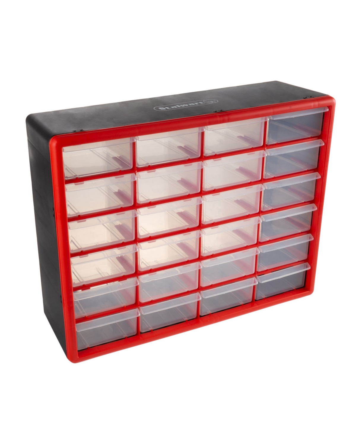 Storage Drawers - 24 Compartment organizer Desktop or Wall Mount Container - 24 Bins by Stalwart