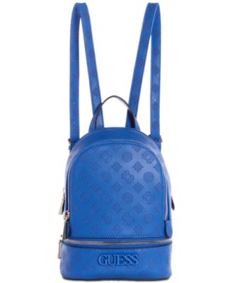 guess blue backpack