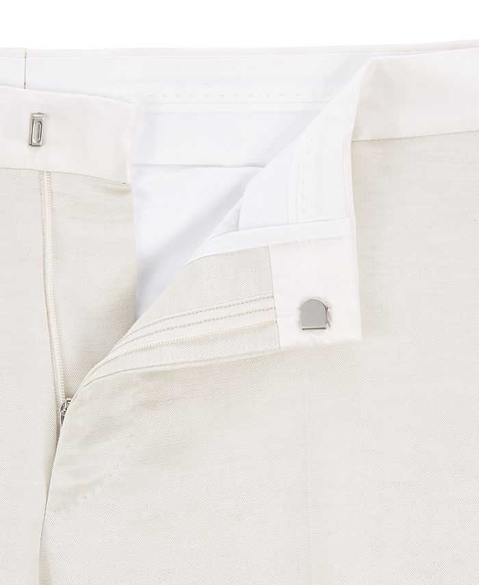 Pantalon Costume Hugo Boss Slim Bleu Laine Soie - Taille US 32 (IT 48) - Neuf Avec étiquettes
