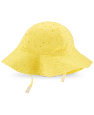 Carter's - Baby Girls Embroidered Eyelet Cotton Hat