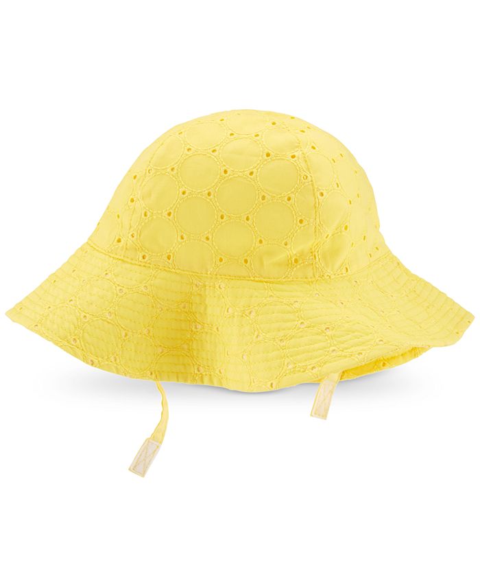 Carter's Baby Girls Embroidered Eyelet Cotton Hat Macy's