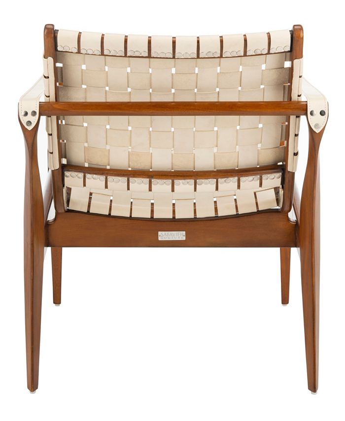 dilan leather safari chair