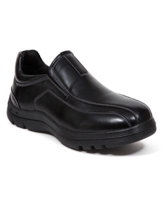 mens black memory foam shoes