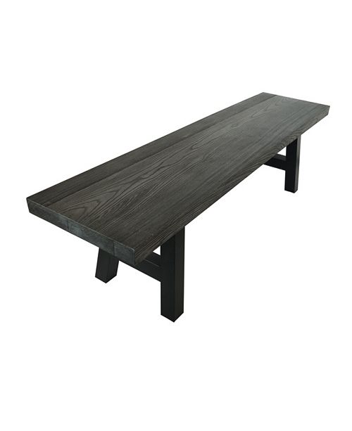 Noble House Ozias Outdoor Dining Bench Reviews Furniture Macy S