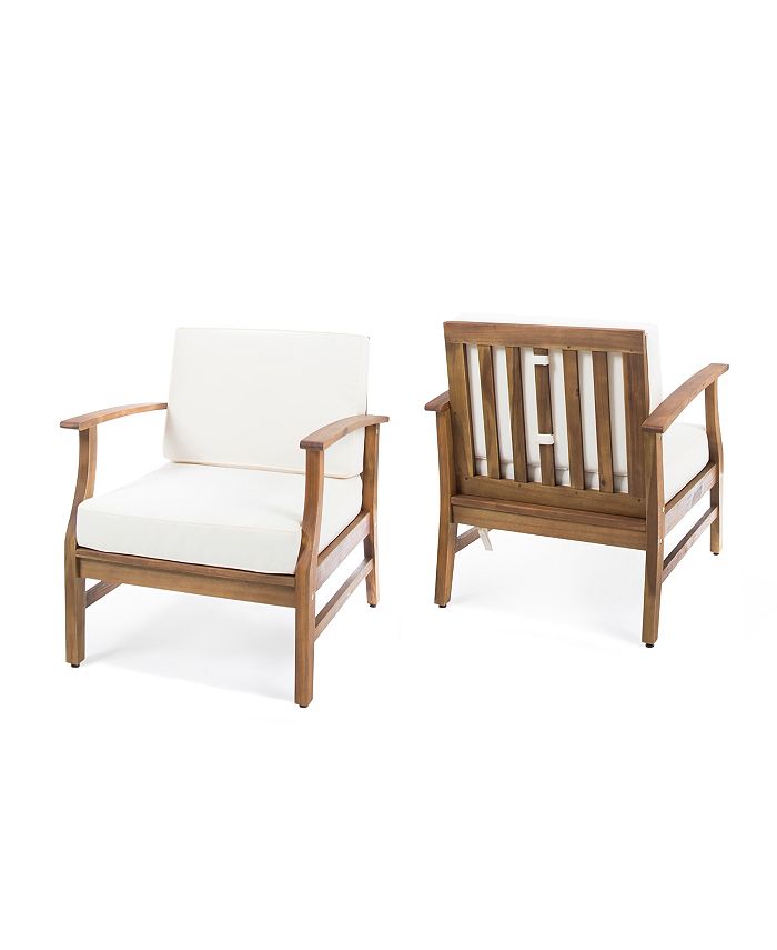 Noble House - Perla Outdoor Club Chair (Set of 2)