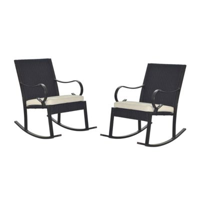 Noble House - Harmony Outdoor Rocking Chair (Set of 2)