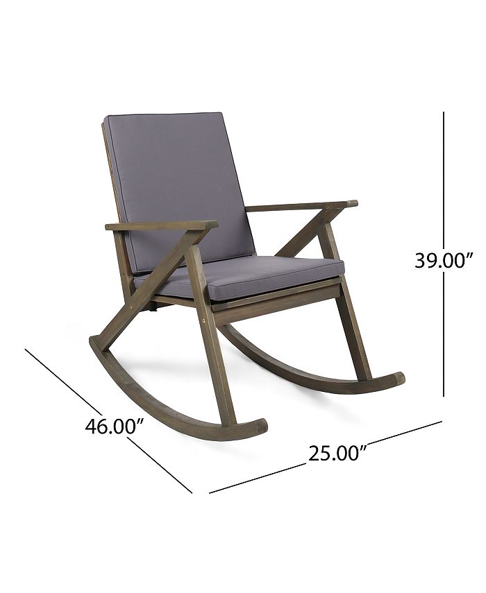 Noble House - Gus Outdoor Rocking Chair (Set of 2)