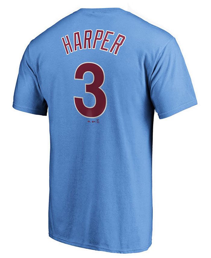 Majestic Men's Bryce Harper Philadelphia Phillies Official Player T ...