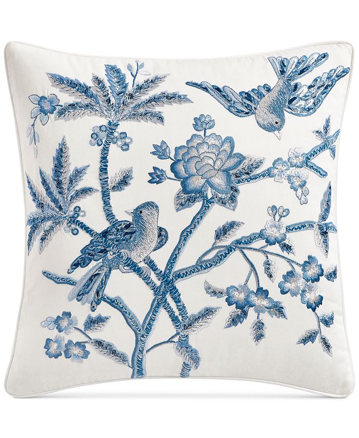 Hotel Collection CLOSEOUT! Classic Botanical 16" x 16" Decorative