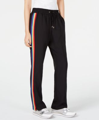 striped athletic pants