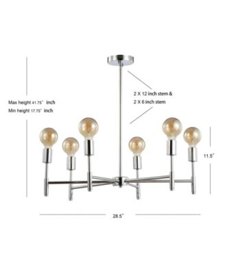 Turing 17.75" Adjustable Height LED Pendant