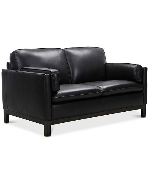 Furniture Virton Leather Sofa Collection, Created for Macy's & Reviews