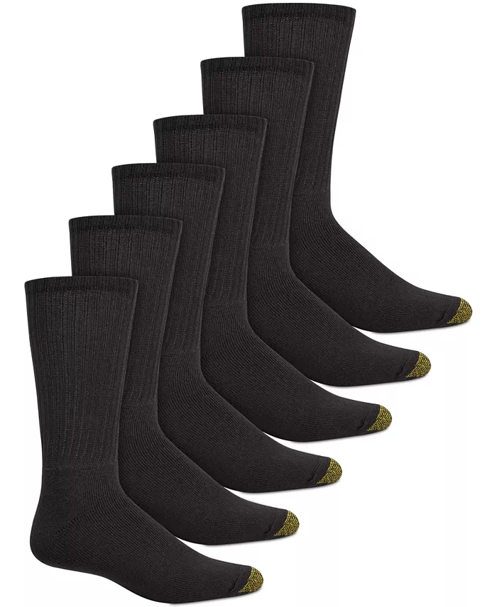 Men's 6-Pack Casual Harrington Socks - thumbnail 7