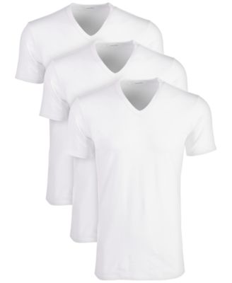 Calvin Klein - Men's 3-Pk. V-Neck Undershirts