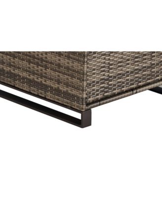 Oceanside Outdoor Side Table with Storage