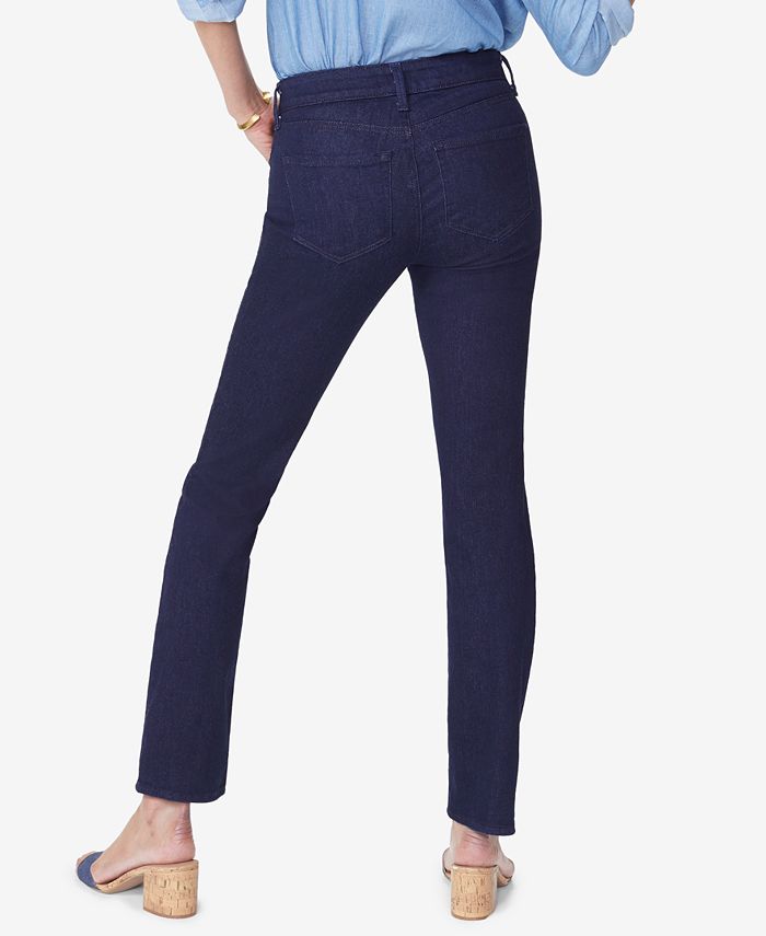 NYDJ Womens Petite Sheri Slim Jeans