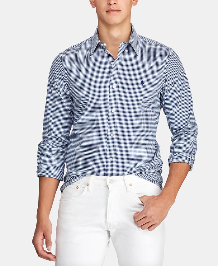 Polo Ralph Lauren Men's Gingham Sport Shirt Macy's